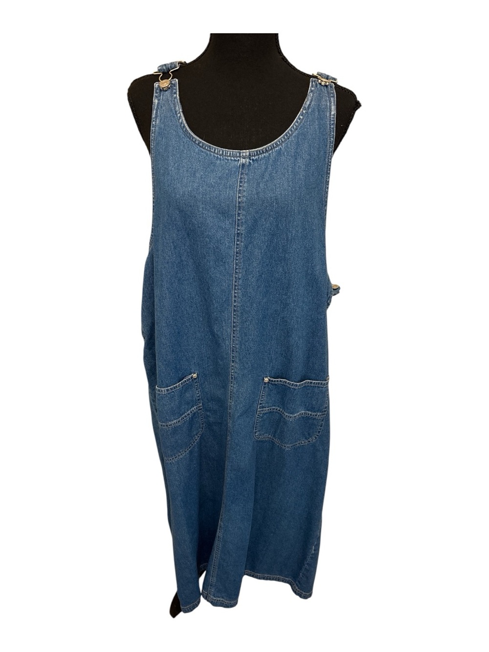Preview International Denim Jumper Dress - Blue